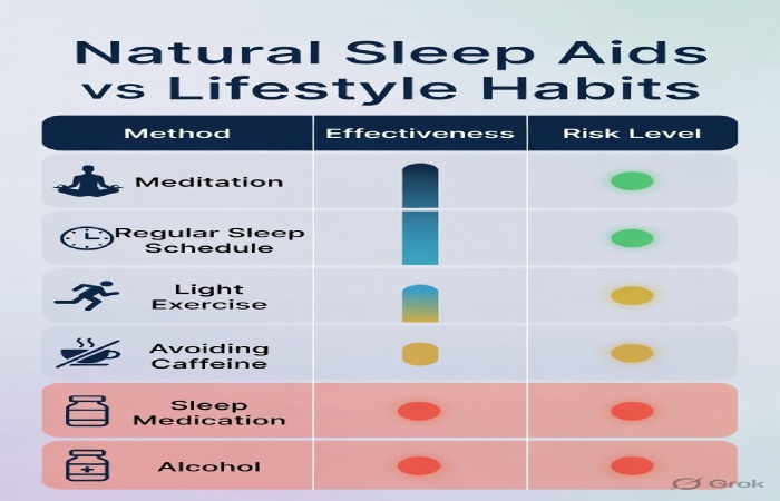 natural sleep aids vs lifestyle habits